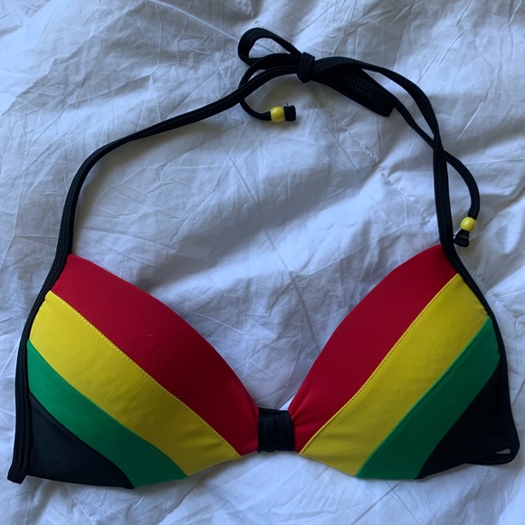rasta bikini top
